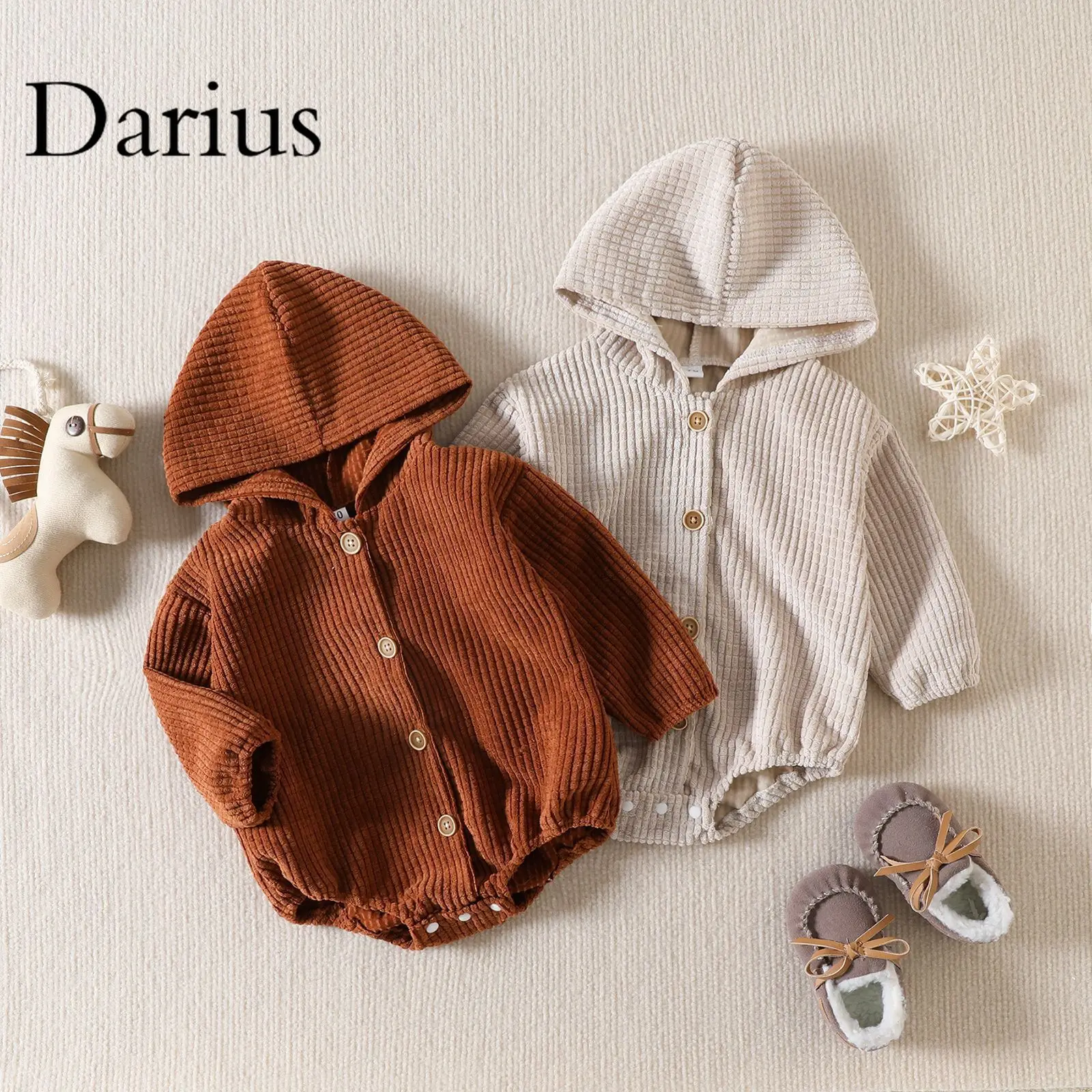 Spring Autumn Baby Boys Girls Romper Hooded Playsuit Jumpsuit
Spring Autumn Baby Boys Girls Romper Hooded Playsuit Jumpsuit