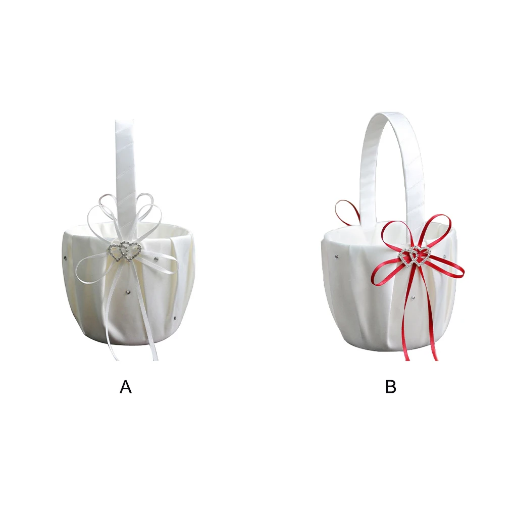 Elegant Wedding Flower Basket Adorable Holder Ring Pillow Storage Handheld Festival Floral Container Organizer
Elegant Wedding Flower Basket Adorable Holder Ring Pillow Storage Handheld Festival Floral Container Organizer