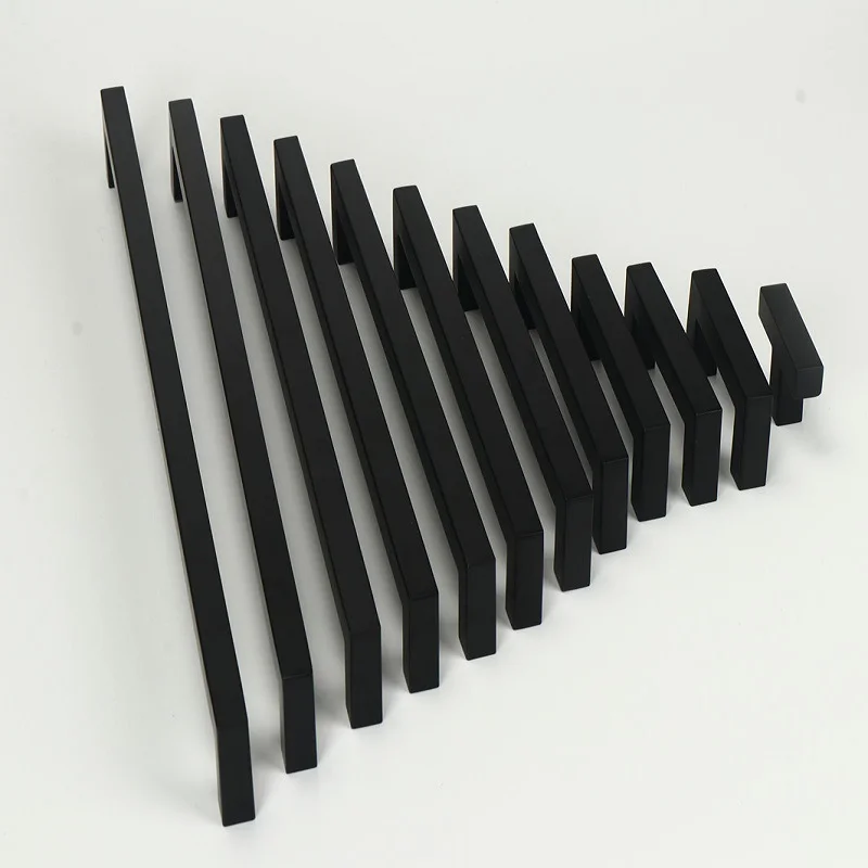 Cupboard Handles Black Cabinet Handle Square Furniture Hardware Stainless Steel Kitchen Door Knob Cupboard Wardrobe Drawer Pulls
Cupboard Handles Black Cabinet Handle Square Furniture Hardware Stainless Steel Kitchen Door Knob Cupboard Wardrobe Drawer Pulls