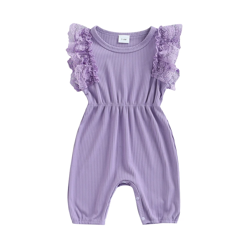 Baby Girls Jumpsuit, Sleeveless Crew Neck Patchwork Solid Summer Romper for Toddlers
Baby Girls Jumpsuit, Sleeveless Crew Neck Patchwork Solid Summer Romper for Toddlers