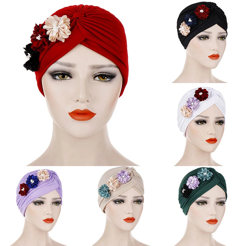 Fashion flower muslim turban crinkle Inner hijab caps Indian hat solid cotton Islamic wrap underscarf cap
Fashion flower muslim turban crinkle Inner hijab caps Indian hat solid cotton Islamic wrap underscarf cap