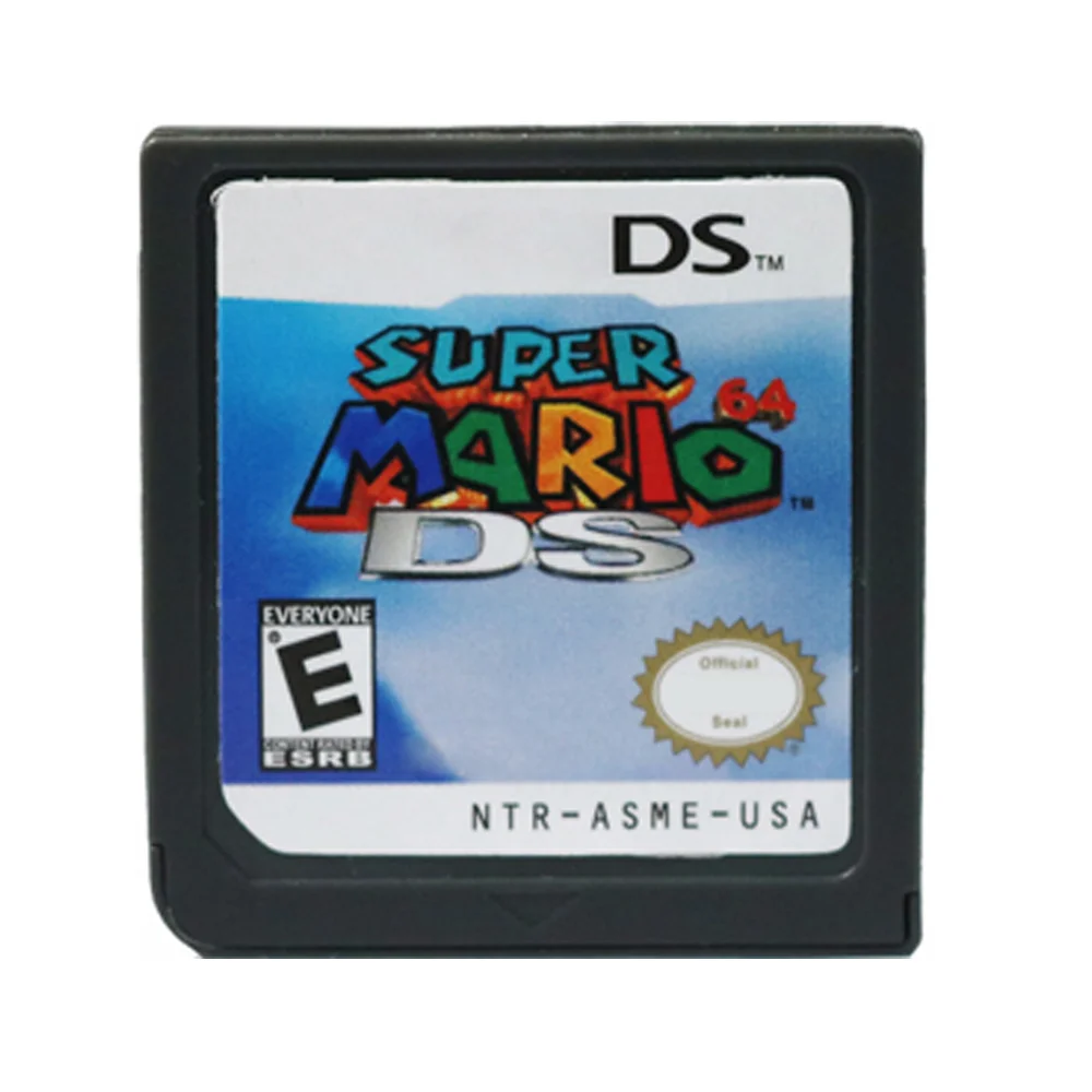 DS Games Mario Series Memory Card Super Mario 64 DS for DSI 2DS 3DS XL Video Game Console US Version English Language
DS Games Mario Series Memory Card Super Mario 64 DS for DSI 2DS 3DS XL Video Game Console US Version English Language