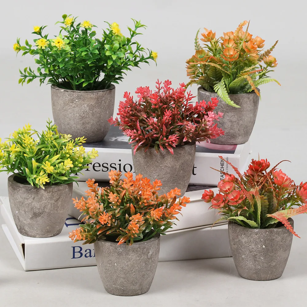 Mini Plastic Artificial Plants Grass in Pot/Faux Greenery/Topiary Shrubs Fake Plants for Bathroom, House Decorations Plants 1PC
Mini Plastic Artificial Plants Grass in Pot/Faux Greenery/Topiary Shrubs Fake Plants for Bathroom, House Decorations Plants 1PC