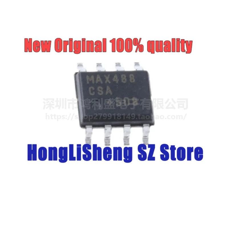 

10pcs/lot MAX488CSA MAX488CSA+T MAX488 SOP8 RS-422 RS-485 Chipset 100% New&Original In Stock