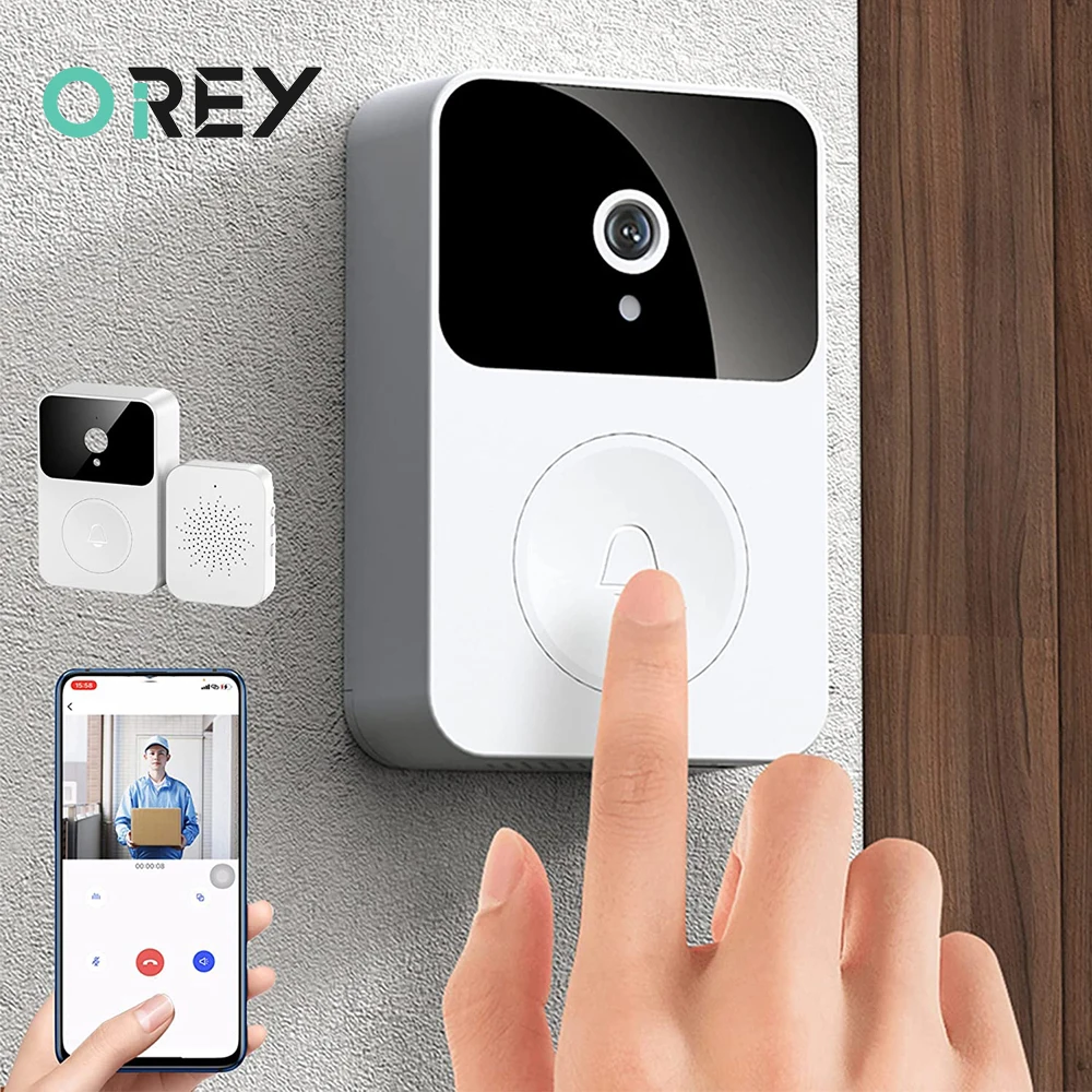 Wireless Doorbell WiFi Outdoor HD Camera Security Door Bell Night Vision Video Intercom Voice Change For Home Monitor Door Phone
Wireless Doorbell WiFi Outdoor HD Camera Security Door Bell Night Vision Video Intercom Voice Change For Home Monitor Door Phone