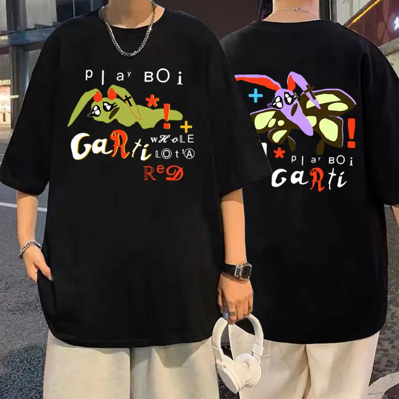 Playboi Carti Men Women Fashion T Shirt Whole Lotta Red M3tamorphosis Graphic Tshirt Short-sleeved Men's Hip Hop Cotton T-shirts
Playboi Carti Men Women Fashion T Shirt Whole Lotta Red M3tamorphosis Graphic Tshirt Short-sleeved Men's Hip Hop Cotton T-shirts