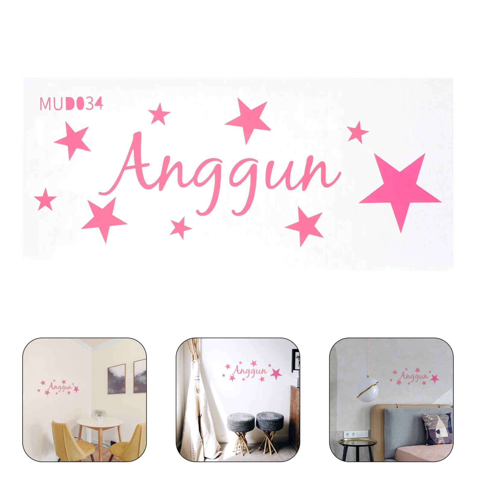 1 Sheet Wall Sticker Wall Sticker for Children Room English Name Letter Sticker Alphabet Wall Decal for Indoor Kindergarten
1 Sheet Wall Sticker Wall Sticker for Children Room English Name Letter Sticker Alphabet Wall Decal for Indoor Kindergarten