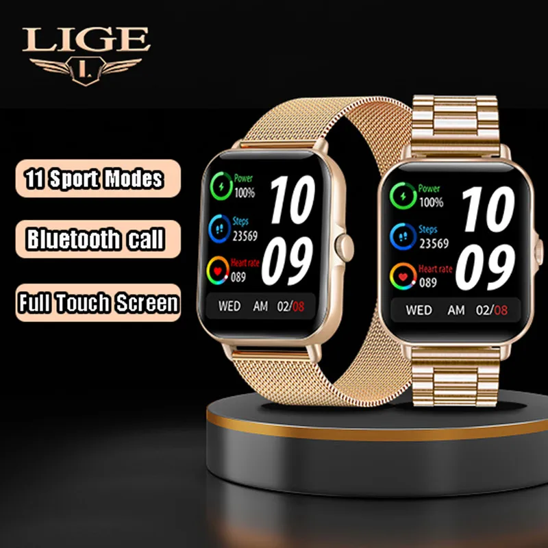 NEW Bluetooth Call Smart Watch Men 1.69" Full Touch Fashion Watch Women IP67 Smartwatch Fitness Tracker Smart Watch Ladies
NEW Bluetooth Call Smart Watch Men 1.69" Full Touch Fashion Watch Women IP67 Smartwatch Fitness Tracker Smart Watch Ladies