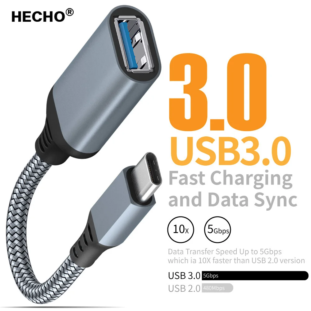 USB 3.0 Type-C OTG Adapter Type C Male To USB Female Converter For Macbook HUAWEI Xiaomi Samsung S20 USBC OTG Connector
USB 3.0 Type-C OTG Adapter Type C Male To USB Female Converter For Macbook HUAWEI Xiaomi Samsung S20 USBC OTG Connector