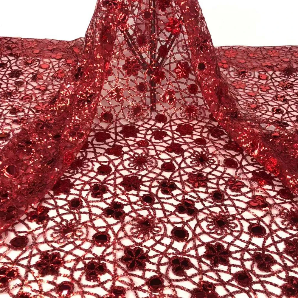 African Lace Fabric 2023 Sequins Embroidery Groom Nigerian Lace Bridal High Quality French Tulle Lace Fabric For Wedding HS260
African Lace Fabric 2023 Sequins Embroidery Groom Nigerian Lace Bridal High Quality French Tulle Lace Fabric For Wedding HS260