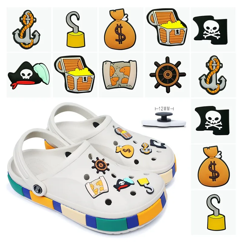 Novelty Single Sale 1ps PVC Glowing Pirate Series Shoe Charms Shoe Decoration for Croc JIBZ Wristbands Kids Party Xmas Hot Sale
Novelty Single Sale 1ps PVC Glowing Pirate Series Shoe Charms Shoe Decoration for Croc JIBZ Wristbands Kids Party Xmas Hot Sale