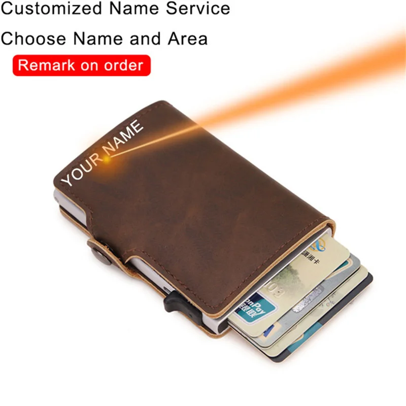 Bisi Goro Customized Engraving Wallet Leather Anti-thief Wallet Man Woman 2023 ID Credit Card Holder Money Clips Wallets Purses
Bisi Goro Customized Engraving Wallet Leather Anti-thief Wallet Man Woman 2023 ID Credit Card Holder Money Clips Wallets Purses