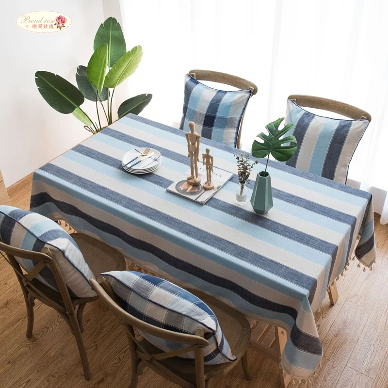 Yaapeet Striped Waterproof Table Cloth Blue Striped Tassel Tablecloths Table Decoration Cover Cloth Custom
Yaapeet Striped Waterproof Table Cloth Blue Striped Tassel Tablecloths Table Decoration Cover Cloth Custom
