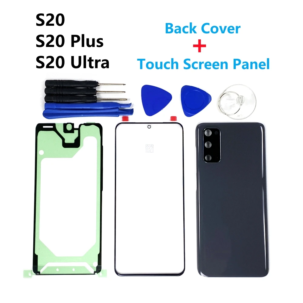 For SAMSUNG Galaxy S20 S20+ Plus S20 Ultra Back Glass Cover Rear Case Battery Door Housing + Front Touch Screen Panel Outer Lens
For SAMSUNG Galaxy S20 S20+ Plus S20 Ultra Back Glass Cover Rear Case Battery Door Housing + Front Touch Screen Panel Outer Lens