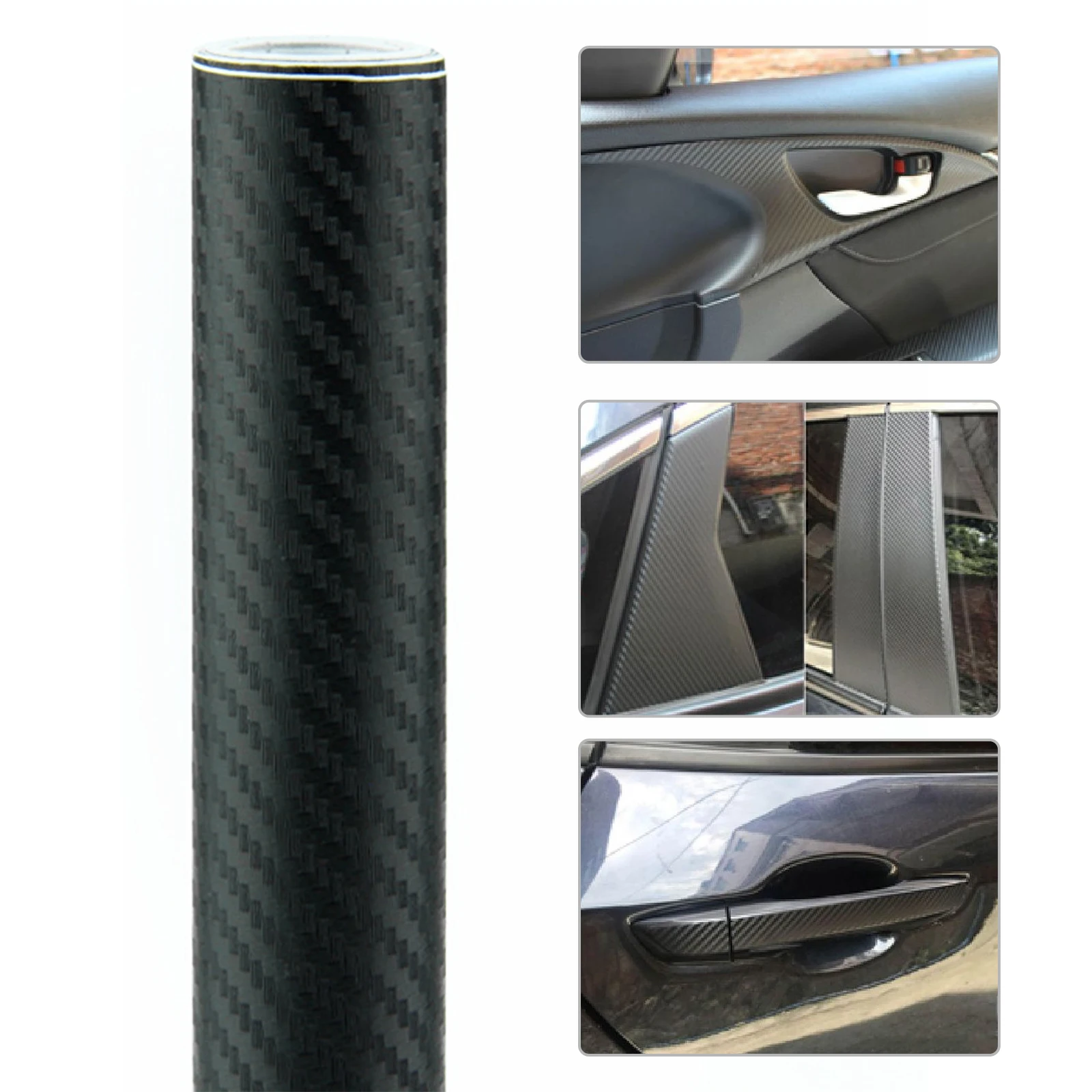 Car Sticker Elegant Textured Automotive Grade Vinyl Design 3D Carbon Fiber Car Wrap Film Stickers Protection Film 127x30cm
Car Sticker Elegant Textured Automotive Grade Vinyl Design 3D Carbon Fiber Car Wrap Film Stickers Protection Film 127x30cm