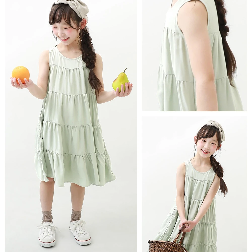Summer Girls Vest Dresses Sleeveless Casual Beach Dress Simple Fashion Princess Dress for Kids 12 13 14 Years Teen Child Clothes
Summer Girls Vest Dresses Sleeveless Casual Beach Dress Simple Fashion Princess Dress for Kids 12 13 14 Years Teen Child Clothes