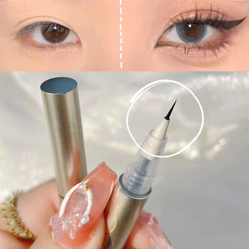Sdotter Smooth Liquid Eyeliner Pencil 0.01MM Ultra Thin Head Waterproof Lying Silkworm Pen Sweat-proof Easy To Color Eye Cosmeti
Sdotter Smooth Liquid Eyeliner Pencil 0.01MM Ultra Thin Head Waterproof Lying Silkworm Pen Sweat-proof Easy To Color Eye Cosmeti