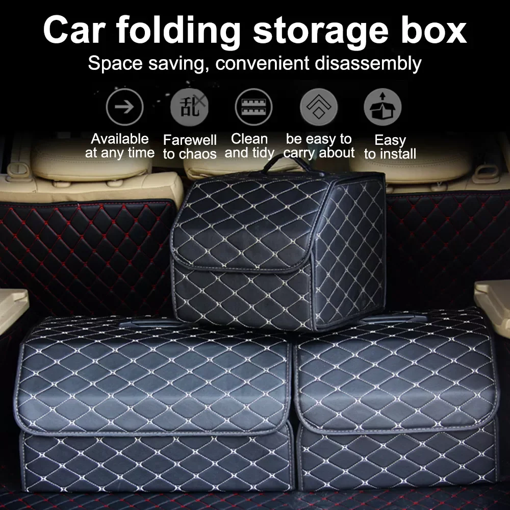 2021 New Folding Leather Car Trunk Storage Box Waterproof Cargo Storage Bag Auto Stowing Tidying Organizer Box
2021 New Folding Leather Car Trunk Storage Box Waterproof Cargo Storage Bag Auto Stowing Tidying Organizer Box