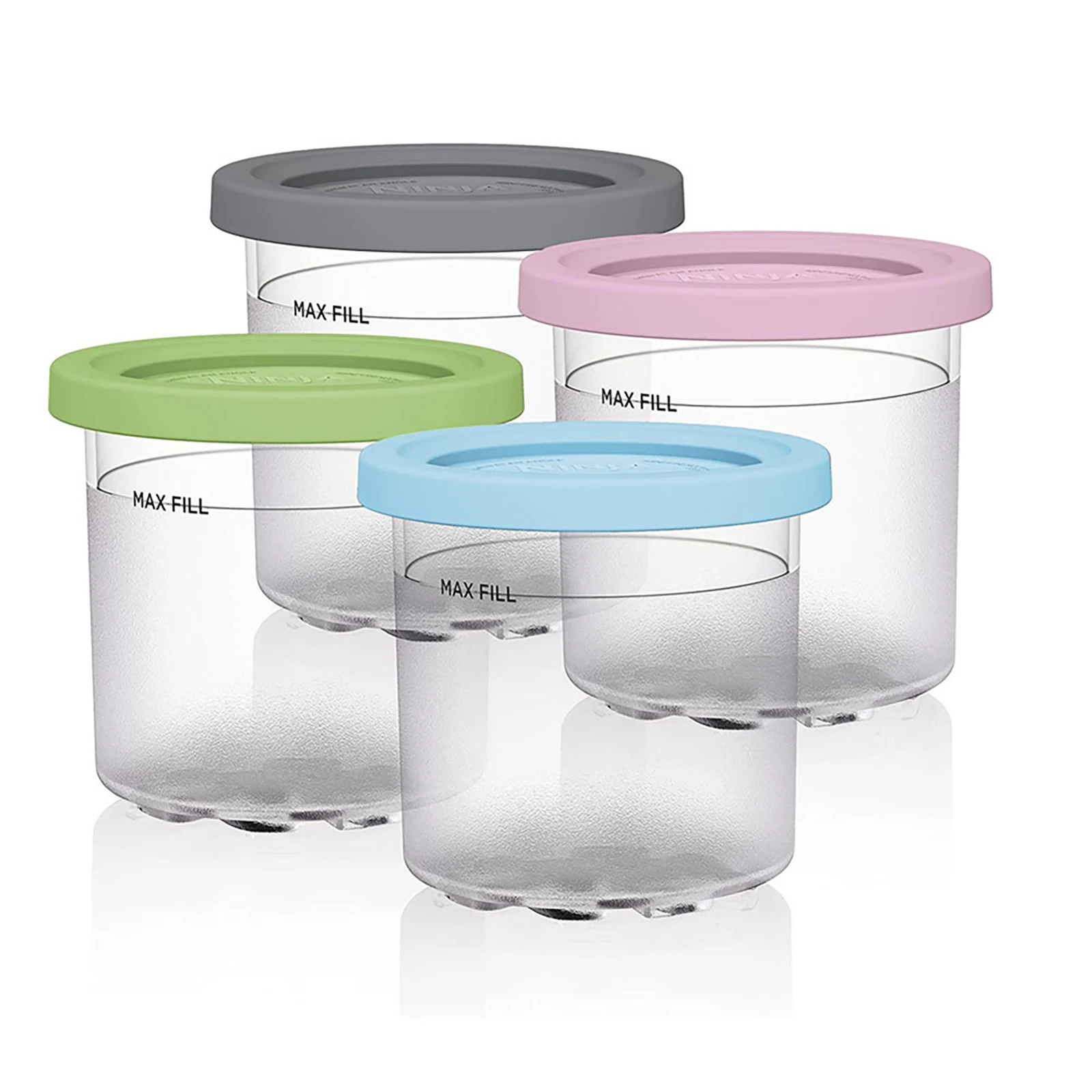 4Pcs Ice Cream Pints Cup For NC299AMZ/NC300s Reusable Ice Yogurt Containers Cup Freezer Storage Tubs With Tight Sealing Lid
4Pcs Ice Cream Pints Cup For NC299AMZ/NC300s Reusable Ice Yogurt Containers Cup Freezer Storage Tubs With Tight Sealing Lid