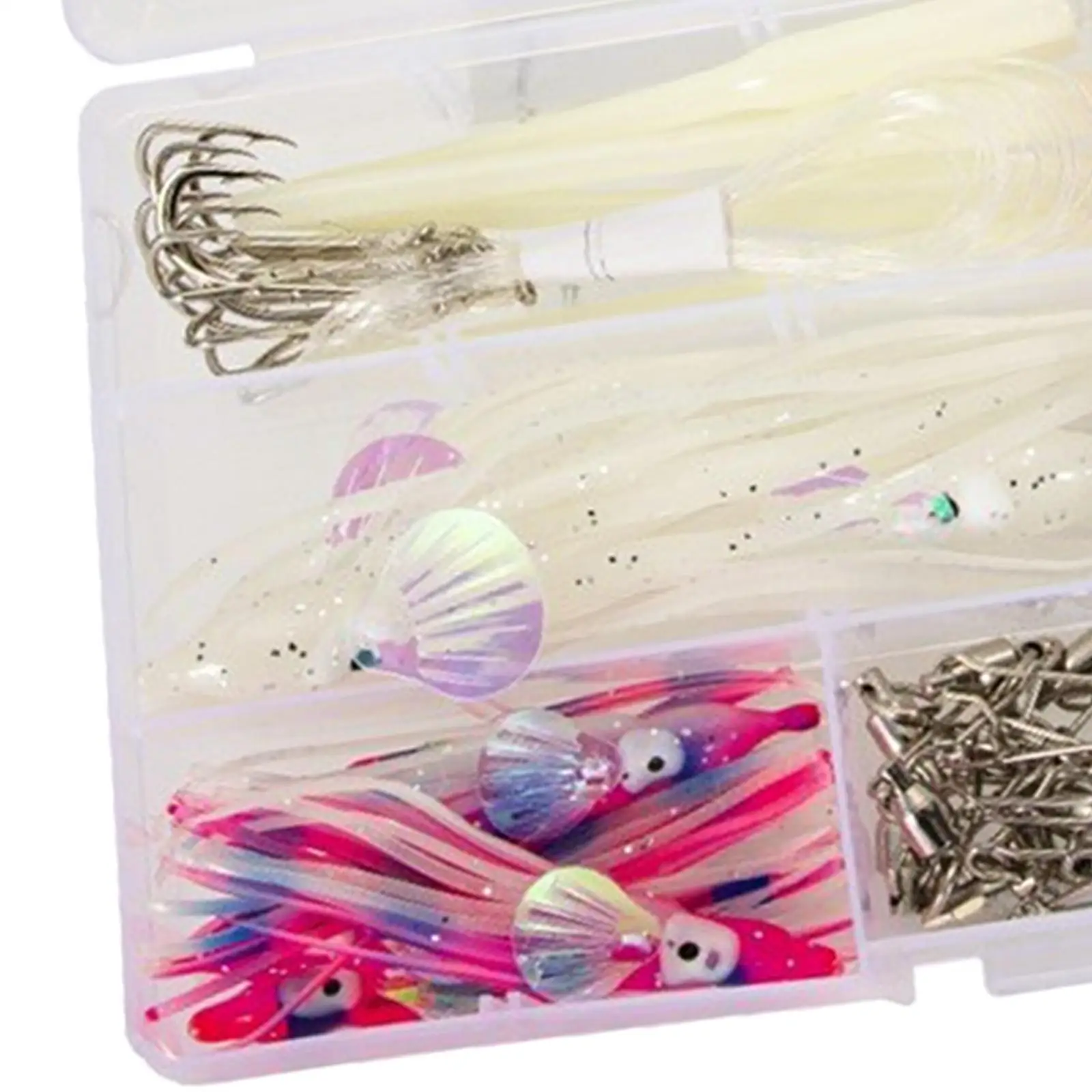 226x Fishing Tackle Transparent Case, Well Sorted Thread Hook Set Beads Fishing Accessories for Boat Fishing Freshwater
226x Fishing Tackle Transparent Case, Well Sorted Thread Hook Set Beads Fishing Accessories for Boat Fishing Freshwater