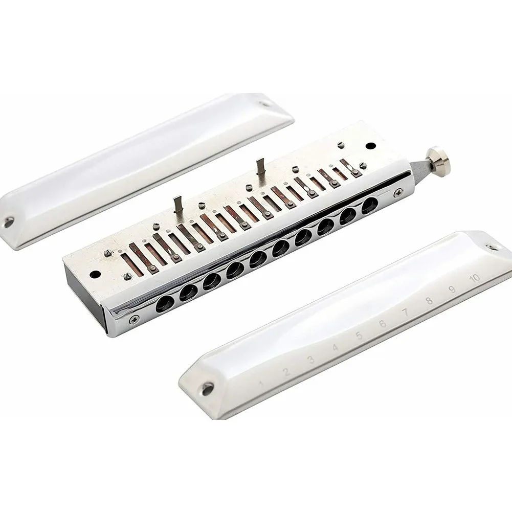 Chromatic Harmonica Harmonica 10 Holes 40 Tones Gift Key Of C Metal Mouth Musical Instruments Organ Professional
Chromatic Harmonica Harmonica 10 Holes 40 Tones Gift Key Of C Metal Mouth Musical Instruments Organ Professional