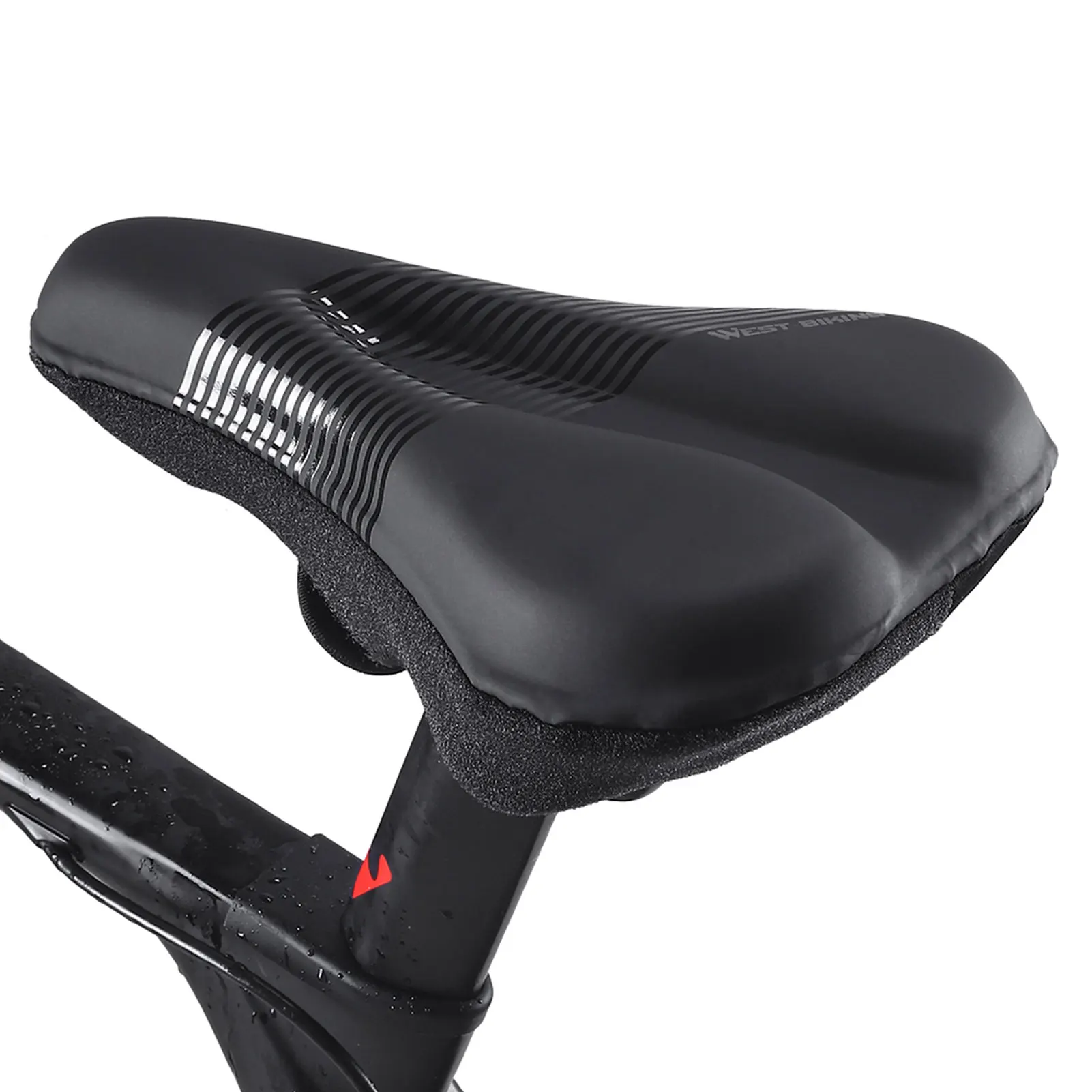 Gel Bike Seat Cover Padded Gel Bike Seat Cover Soft For Spin Indoor Outdoor Cycling Class Mountain Stationary Bikes
Gel Bike Seat Cover Padded Gel Bike Seat Cover Soft For Spin Indoor Outdoor Cycling Class Mountain Stationary Bikes