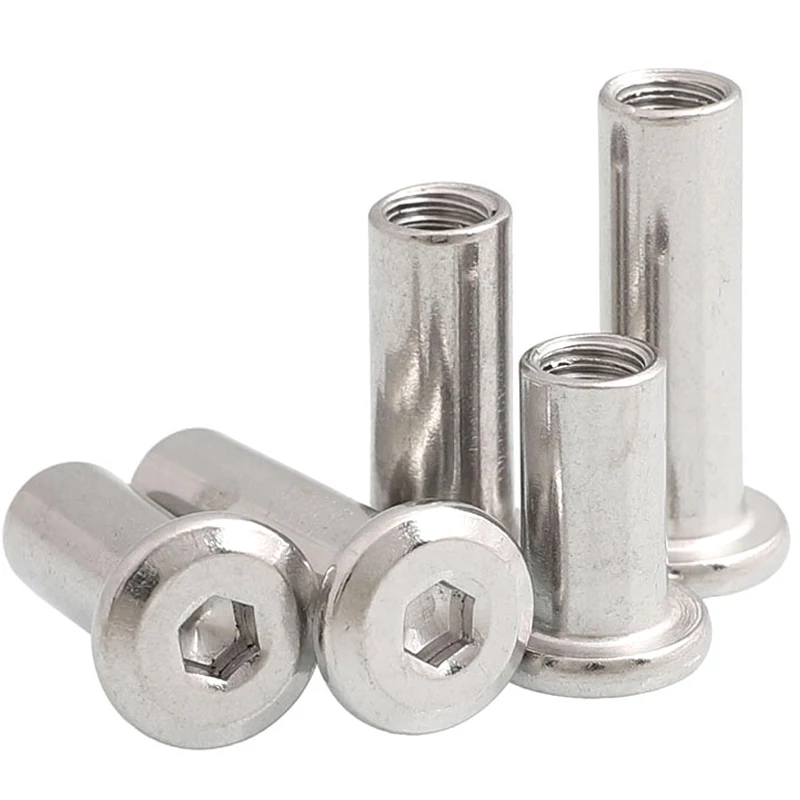 20pcs Steel barrel cross nut M6 M8 Flat Head Rivet Hex Socket Screw Post Female Thread t nut fasteners Furniture connecter
20pcs Steel barrel cross nut M6 M8 Flat Head Rivet Hex Socket Screw Post Female Thread t nut fasteners Furniture connecter