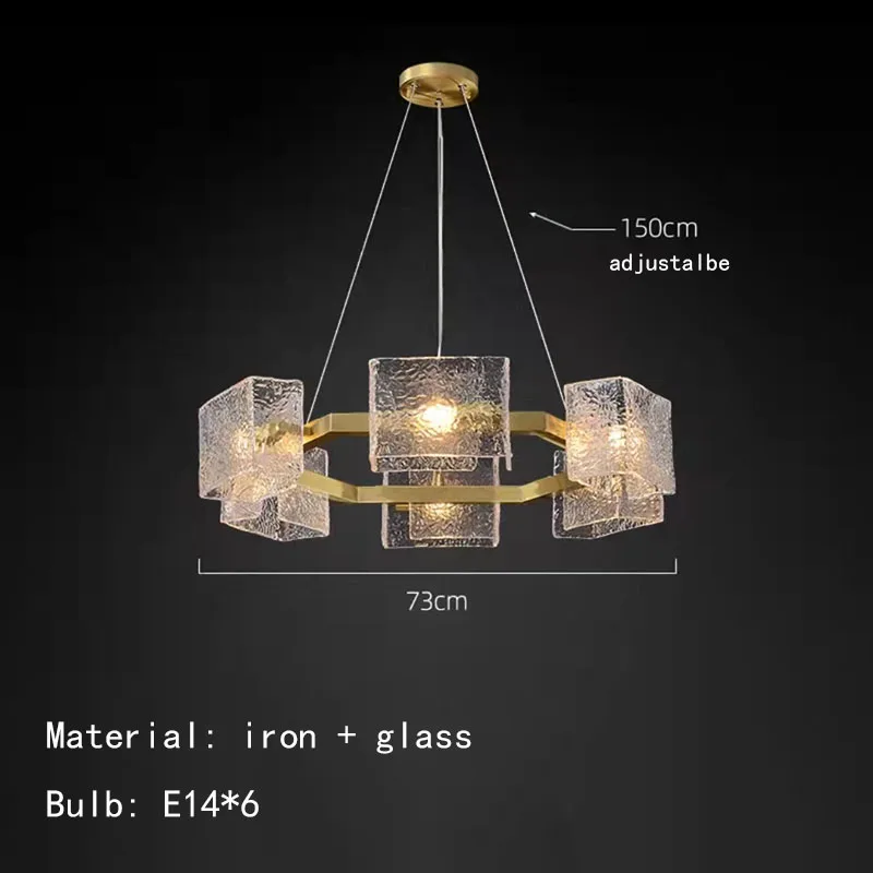 Люстра IWP прозрачная стеклянная с водным узором
Люстра IWP прозрачная стеклянная с водным узором