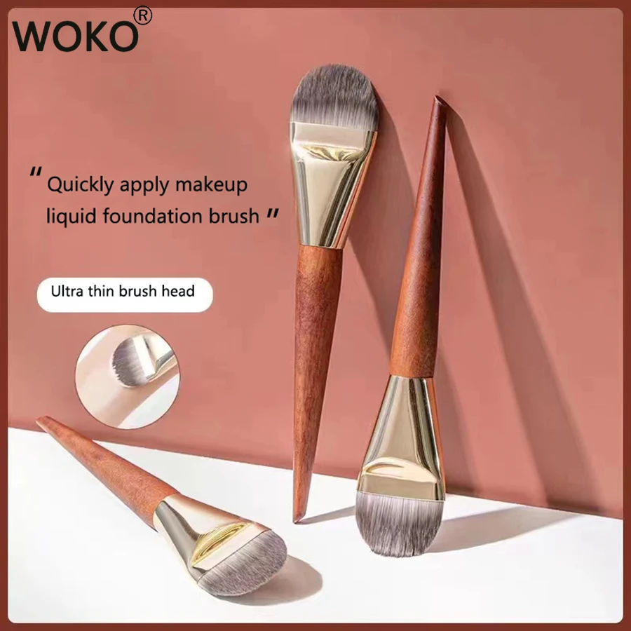 Ultra-thin Liquid Foundation Make-up Brush Tongue Type Cream Foundation Brush Face Contour Foundation Concealer Makeup Tool
Ultra-thin Liquid Foundation Make-up Brush Tongue Type Cream Foundation Brush Face Contour Foundation Concealer Makeup Tool