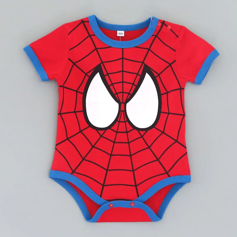 Spiderman Marvels Baby Clothes Newborn Summer Triangle Harbin Cartoon Cotton Climbing Suit Onesie Boys and Girls Thin
Spiderman Marvels Baby Clothes Newborn Summer Triangle Harbin Cartoon Cotton Climbing Suit Onesie Boys and Girls Thin
