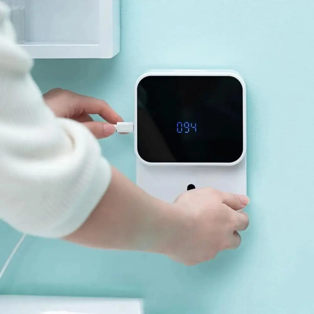 Wall-Mounted Automatic Induction Washing with Led Display Temperature Display & Sensor Screen Soap Dispenser Bathroom Accessory
Wall-Mounted Automatic Induction Washing with Led Display Temperature Display & Sensor Screen Soap Dispenser Bathroom Accessory