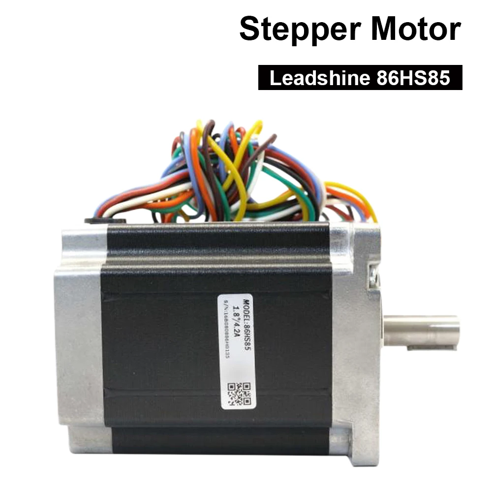 Leadshine 2-phase Stepper Motor 86HS85 for NEMA34 6.8A Length 118mm Shaft 12.7mm
Leadshine 2-phase Stepper Motor 86HS85 for NEMA34 6.8A Length 118mm Shaft 12.7mm
