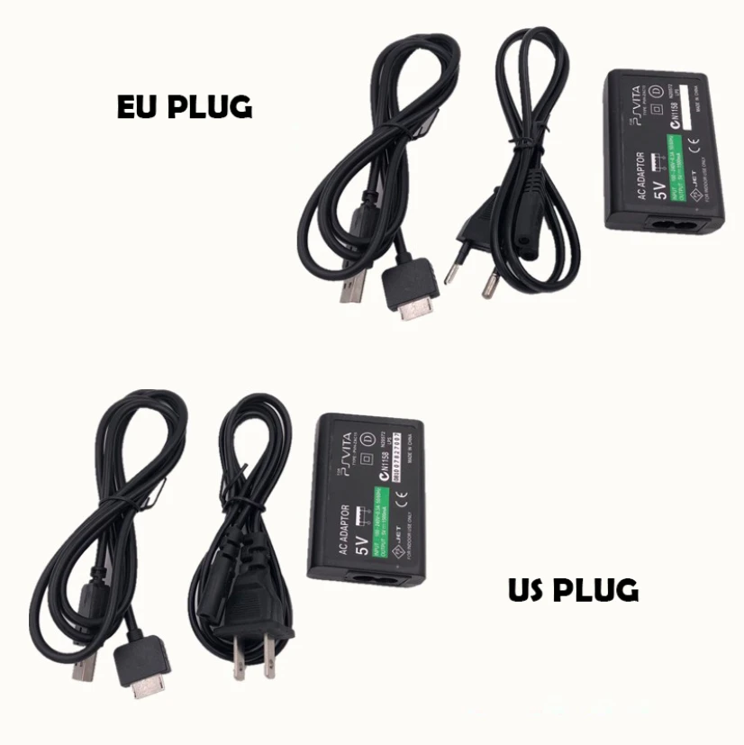 EU/US Plug Home Wall Charger Power Supply 5V AC Adapter with USB Charging Cable Cord For Sony PlaySataion PSVita Silm PS Vita
EU/US Plug Home Wall Charger Power Supply 5V AC Adapter with USB Charging Cable Cord For Sony PlaySataion PSVita Silm PS Vita