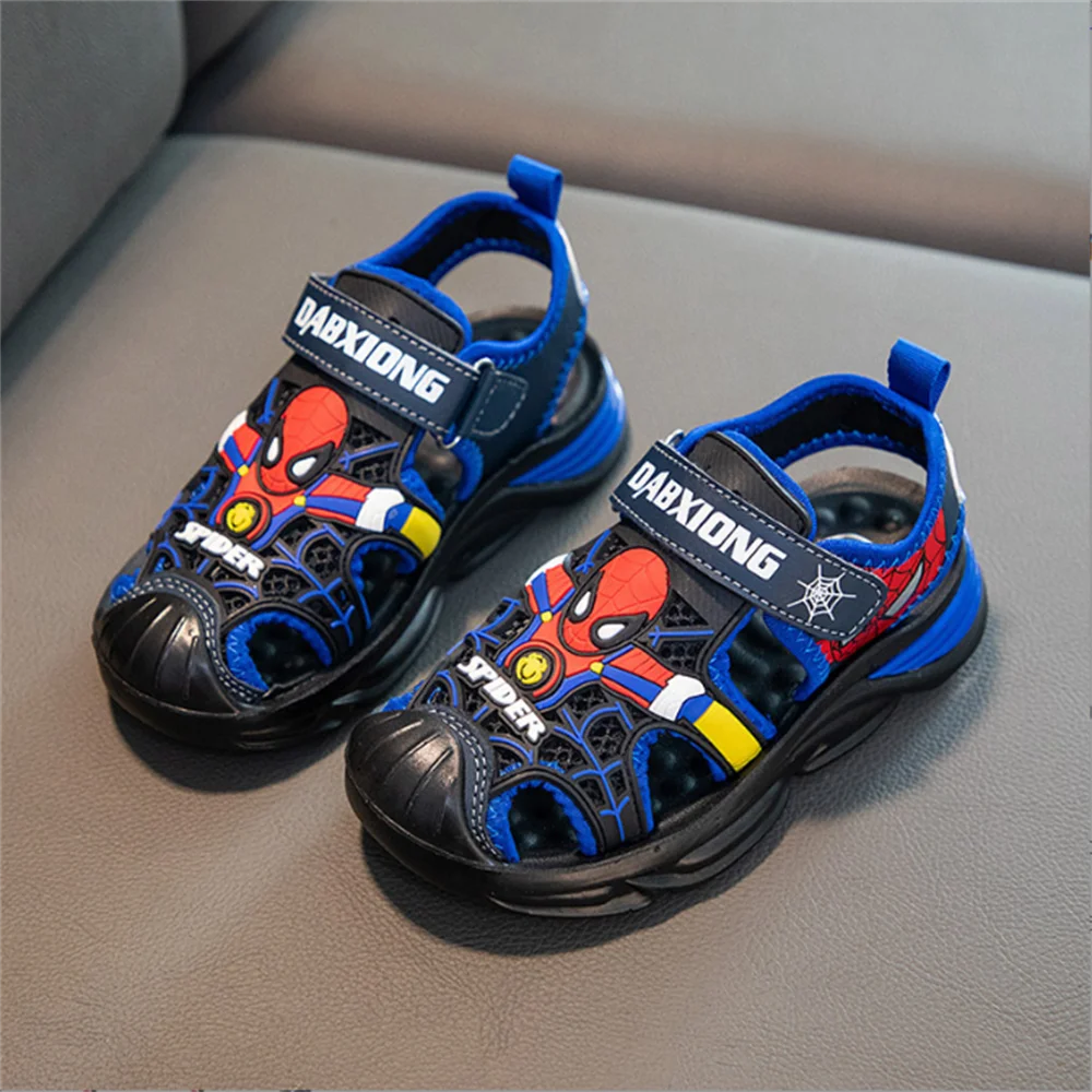 2022Disney Kids Sandals Summer Closed Toe Baby Cartoon Spiderman Sandals Orthopedic Sport Pu Leather Soft Baby Boys Beach Shoes
2022Disney Kids Sandals Summer Closed Toe Baby Cartoon Spiderman Sandals Orthopedic Sport Pu Leather Soft Baby Boys Beach Shoes