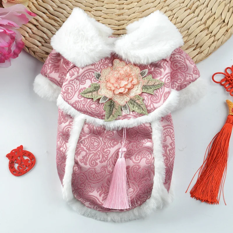 2019 New Year Pet Outfit Chinese Spring Festival Dog Tang Suit Cheongsam Winter Dog Clothes Coat Jacket Puppy Clothing Costume
2019 New Year Pet Outfit Chinese Spring Festival Dog Tang Suit Cheongsam Winter Dog Clothes Coat Jacket Puppy Clothing Costume