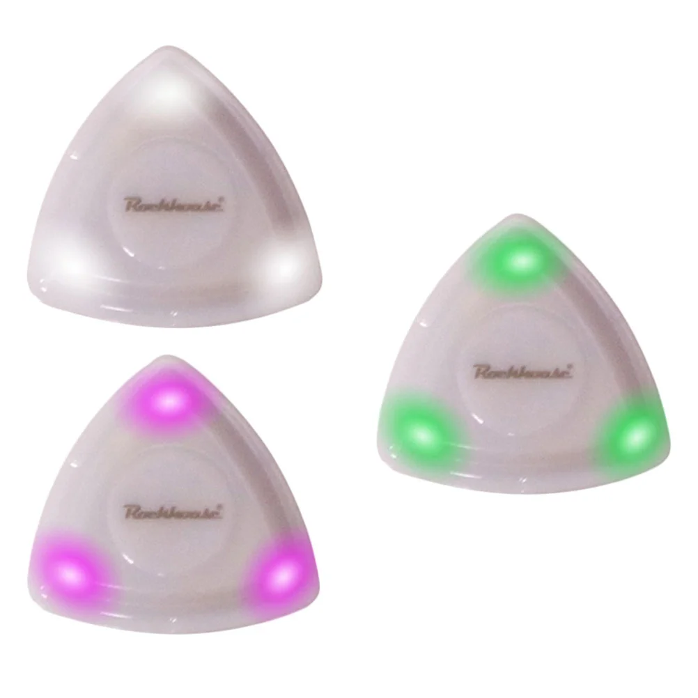 3pcs Luminous Practical Durable Guitar LED Picks Guitar Plectrum Guitar Accessory
3pcs Luminous Practical Durable Guitar LED Picks Guitar Plectrum Guitar Accessory