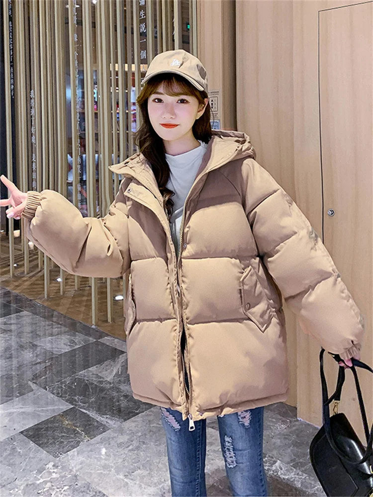 Cotton Coat Women Korean Loose Bread Clothing 2023 New Fashion Winter Khaki Blue Thick Warmth Sweet Girl Outwear Feminina LR2109
Cotton Coat Women Korean Loose Bread Clothing 2023 New Fashion Winter Khaki Blue Thick Warmth Sweet Girl Outwear Feminina LR2109