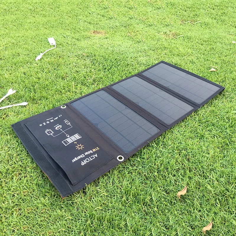 Solar Panel 5V 21W Dual USB Output Outdoor Folding Solar Charging Panel Mobile Power Phone Folding Charging Bag Solar Charger
Solar Panel 5V 21W Dual USB Output Outdoor Folding Solar Charging Panel Mobile Power Phone Folding Charging Bag Solar Charger
