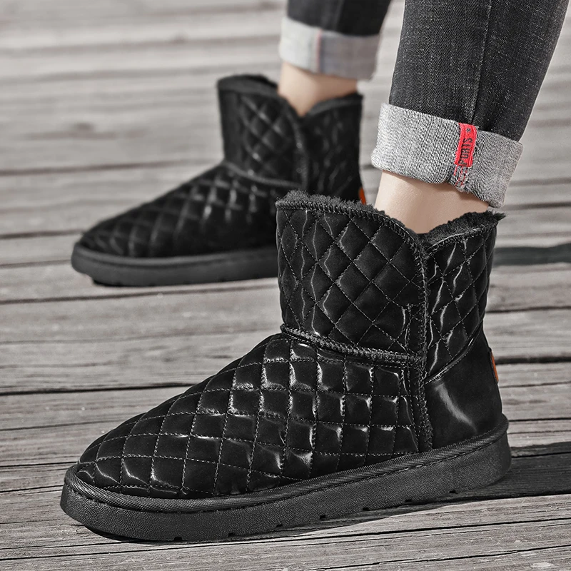 Зимние ботинки для мужчин, уличные сохраняющие тепло ботинки для снега, нескользящая хлопковая обувь, мужские плюшевые сохраняющие тепло повседневные ботильоны для мужчин
Зимние ботинки для мужчин, уличные сохраняющие тепло ботинки для снега, нескользящая хлопковая обувь, мужские плюшевые сохраняющие тепло повседневные ботильоны для мужчин