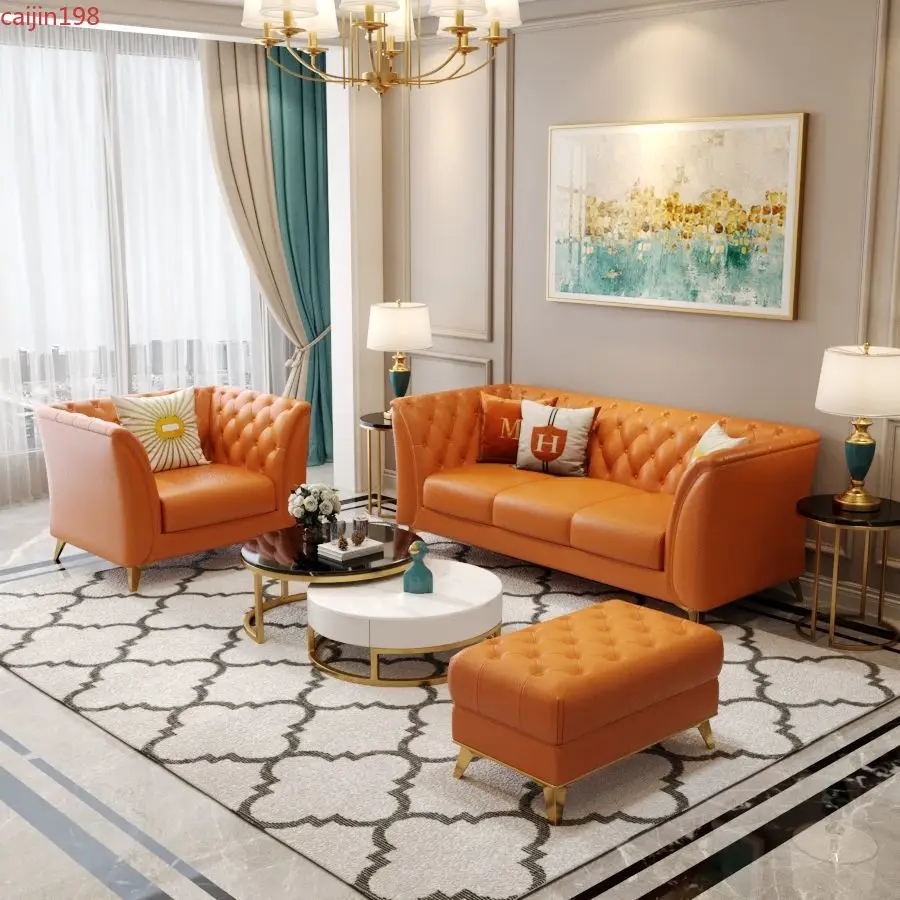 Диван Loveseat в американском стиле, Роскошная легкая мебель для дома, комбинированный трехместный диван из воловьей кожи первого слоя размера ...
Диван Loveseat в американском стиле, Роскошная легкая мебель для дома, комбинированный трехместный диван из воловьей кожи первого слоя размера ...