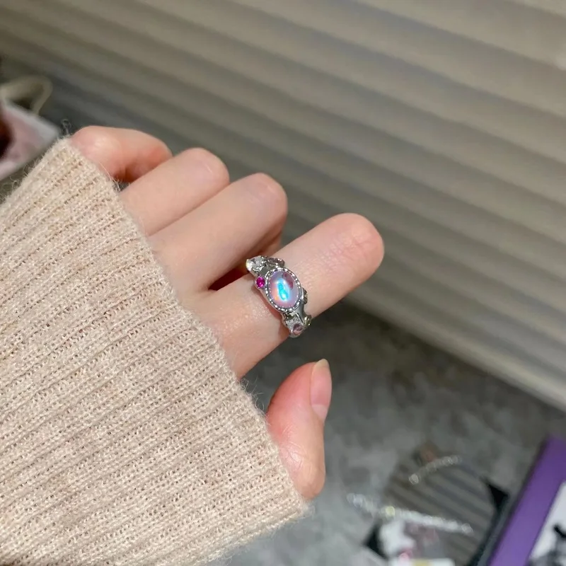 2022 New Opal Moonstone Treasure Zircon Lava Heart Irregular Adjustable Opening Ring Women Jewelry Gift Party Wholesale
2022 New Opal Moonstone Treasure Zircon Lava Heart Irregular Adjustable Opening Ring Women Jewelry Gift Party Wholesale