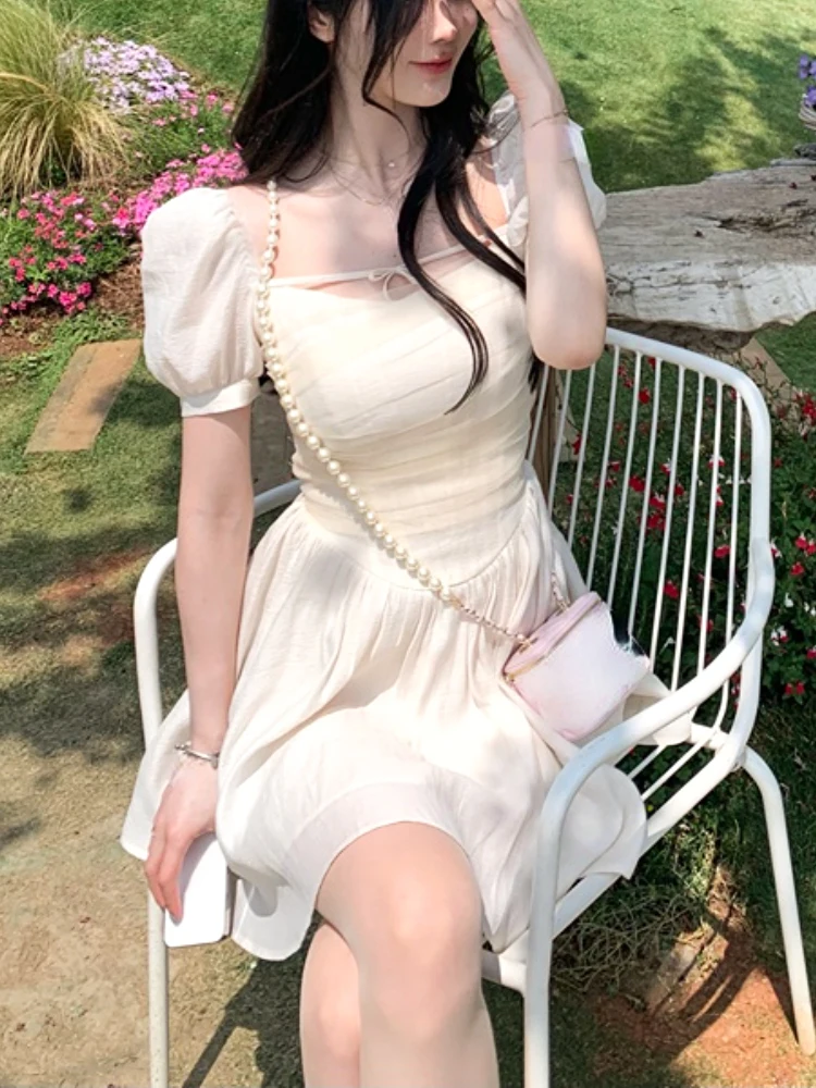 Fairy Lace Mini Dress Female Short Sleeve Chic and Elegant Woman Dress Beach Kawaill Clothing One Piece Dress Korean 2022 Summer
Fairy Lace Mini Dress Female Short Sleeve Chic and Elegant Woman Dress Beach Kawaill Clothing One Piece Dress Korean 2022 Summer