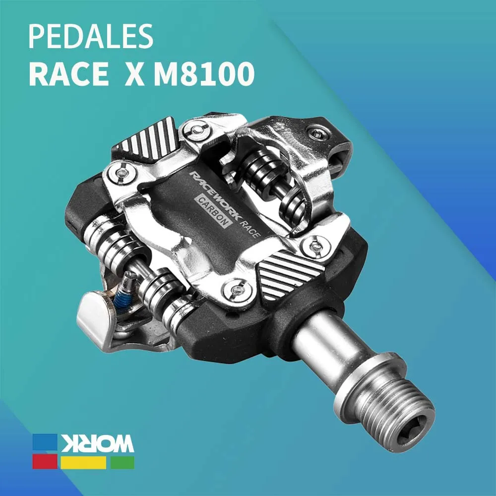 ! Педаль горного велосипеда Racework M8100, Ультралегкая педаль с подшипником Du, самоблокировка, углеродное волокно
! Педаль горного велосипеда Racework M8100, Ультралегкая педаль с подшипником Du, самоблокировка, углеродное волокно