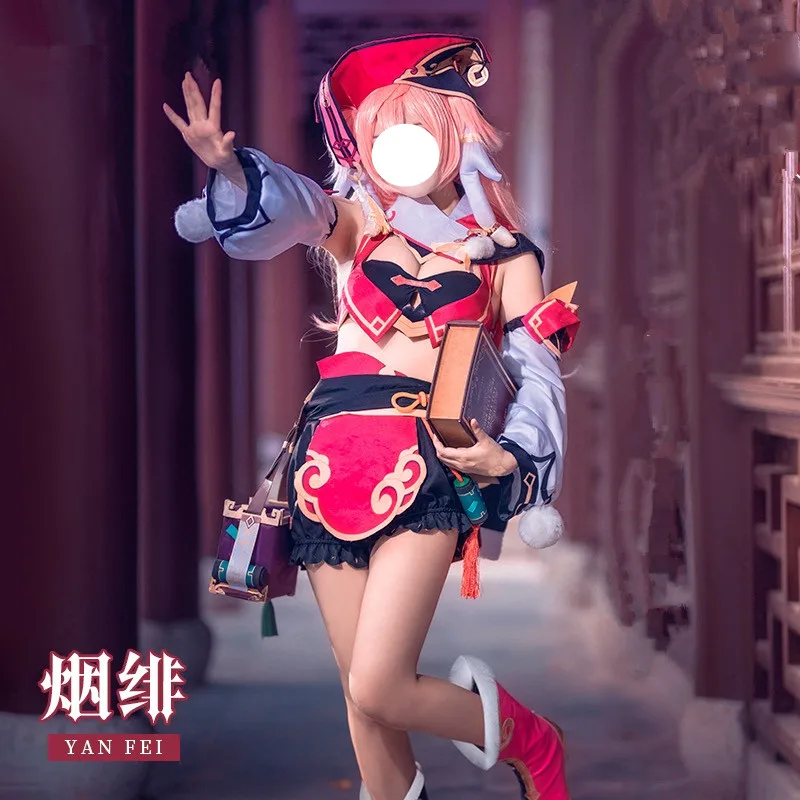 Genshin Impact Yanfei Kostum Cosplay Seragam Wig Anime Wanita Halloween Berkualitas Tinggi Untuk Wanita Permainan
Genshin Impact Yanfei Kostum Cosplay Seragam Wig Anime Wanita Halloween Berkualitas Tinggi Untuk Wanita Permainan