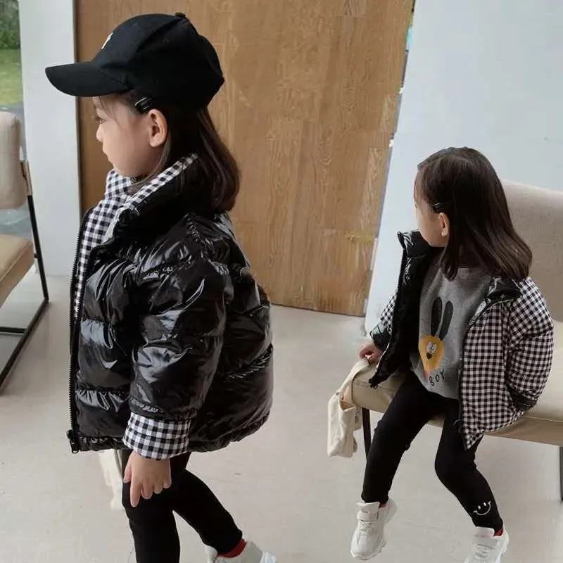 New Boys Girls Down Jacket For Autumn Winter Outerwear Plaid Boys Waterpoof Hooded Zipper Coat Children's Clothes 5 6 7 years
New Boys Girls Down Jacket For Autumn Winter Outerwear Plaid Boys Waterpoof Hooded Zipper Coat Children's Clothes 5 6 7 years