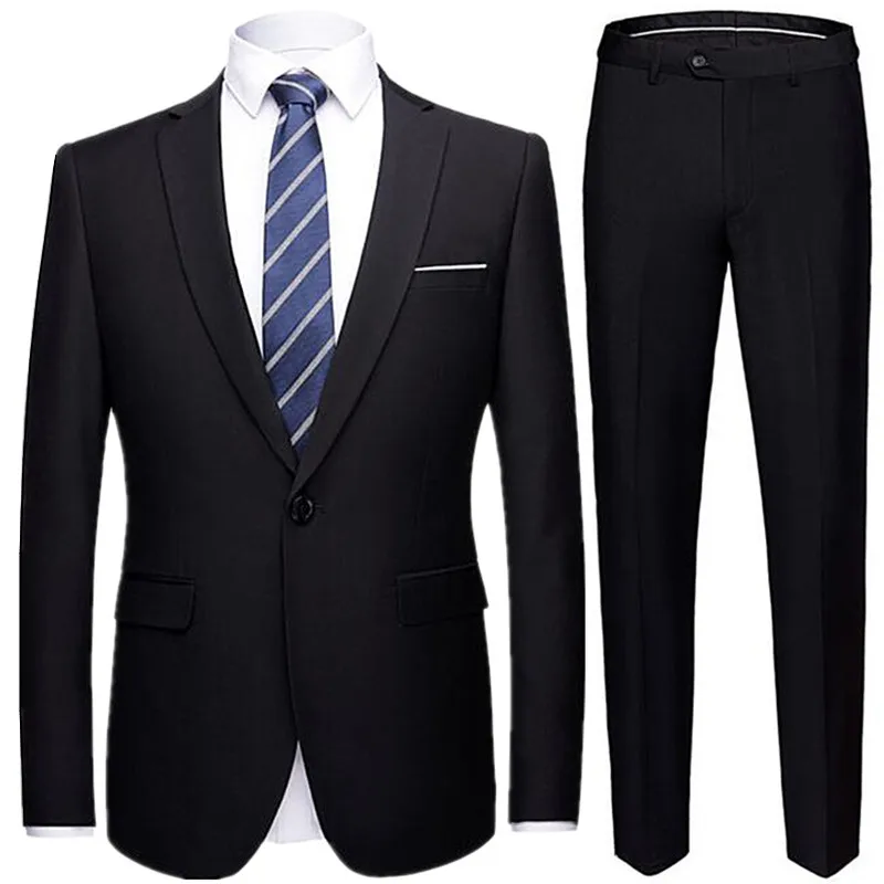 Jacket + Pants 2 Pieces Set 2022 Fashion New Men's Casual Boutique Business Dress Wedding Groom Suit Coat Blazers Trousers
Jacket + Pants 2 Pieces Set 2022 Fashion New Men's Casual Boutique Business Dress Wedding Groom Suit Coat Blazers Trousers