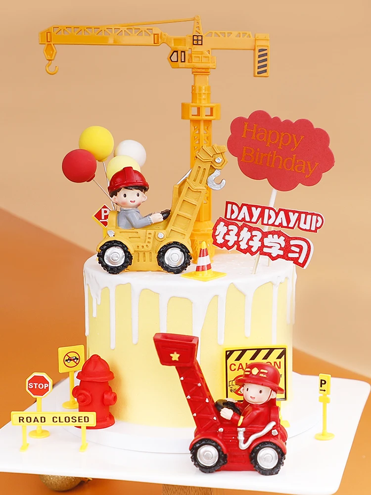 Engineer Team Cake Topper Happy Birthday Fire fighting Hero for Children's Day Kid Party Cake Decoration Baking Supplies Gifts
Engineer Team Cake Topper Happy Birthday Fire fighting Hero for Children's Day Kid Party Cake Decoration Baking Supplies Gifts