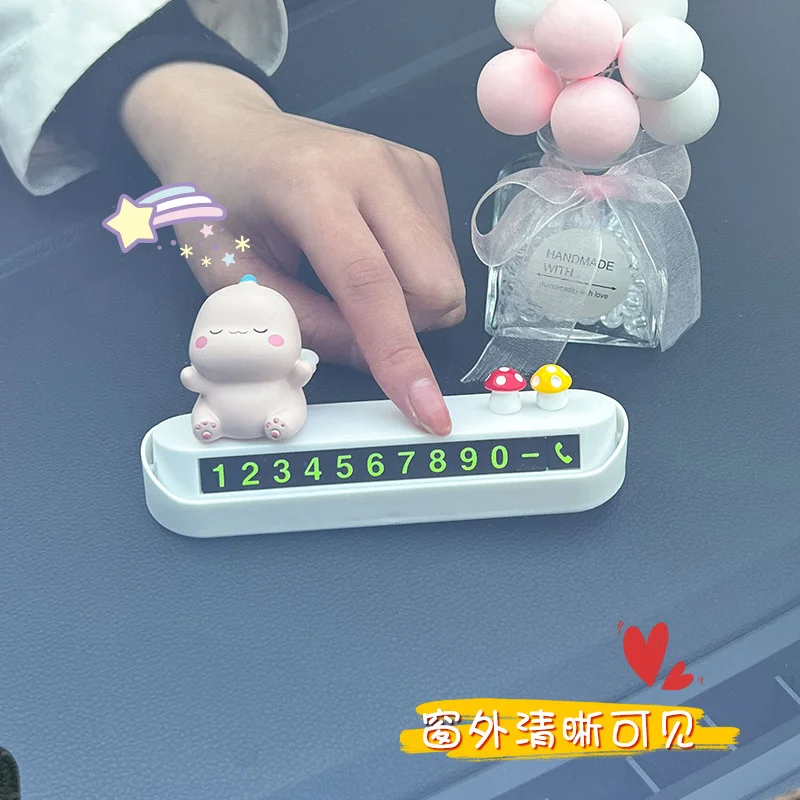 car temporary parking number plate creative cute little dinosaur three-dimensional one button hidden moving license plate
car temporary parking number plate creative cute little dinosaur three-dimensional one button hidden moving license plate