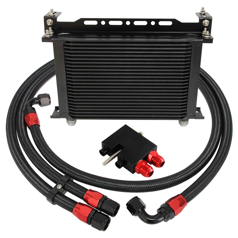 16 Row 19 Row 22 Row 25 Row AN10 Oil Cooler Kit For BMW 3 Series N54 Engine 135 135i E82 335 335i E90 E92 E93 2006-2011 BLACK
16 Row 19 Row 22 Row 25 Row AN10 Oil Cooler Kit For BMW 3 Series N54 Engine 135 135i E82 335 335i E90 E92 E93 2006-2011 BLACK