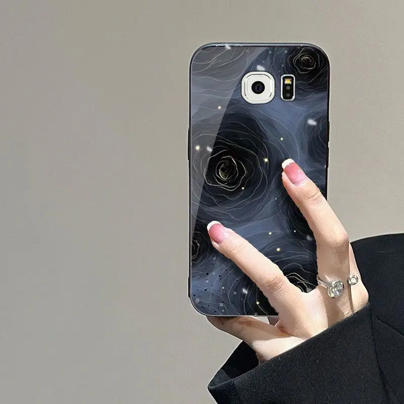 Vintage Black Rose Suitable For Samsung Galaxy A6 Edge Phone Case Glass Full Package S6Edge Plus Personality
Vintage Black Rose Suitable For Samsung Galaxy A6 Edge Phone Case Glass Full Package S6Edge Plus Personality